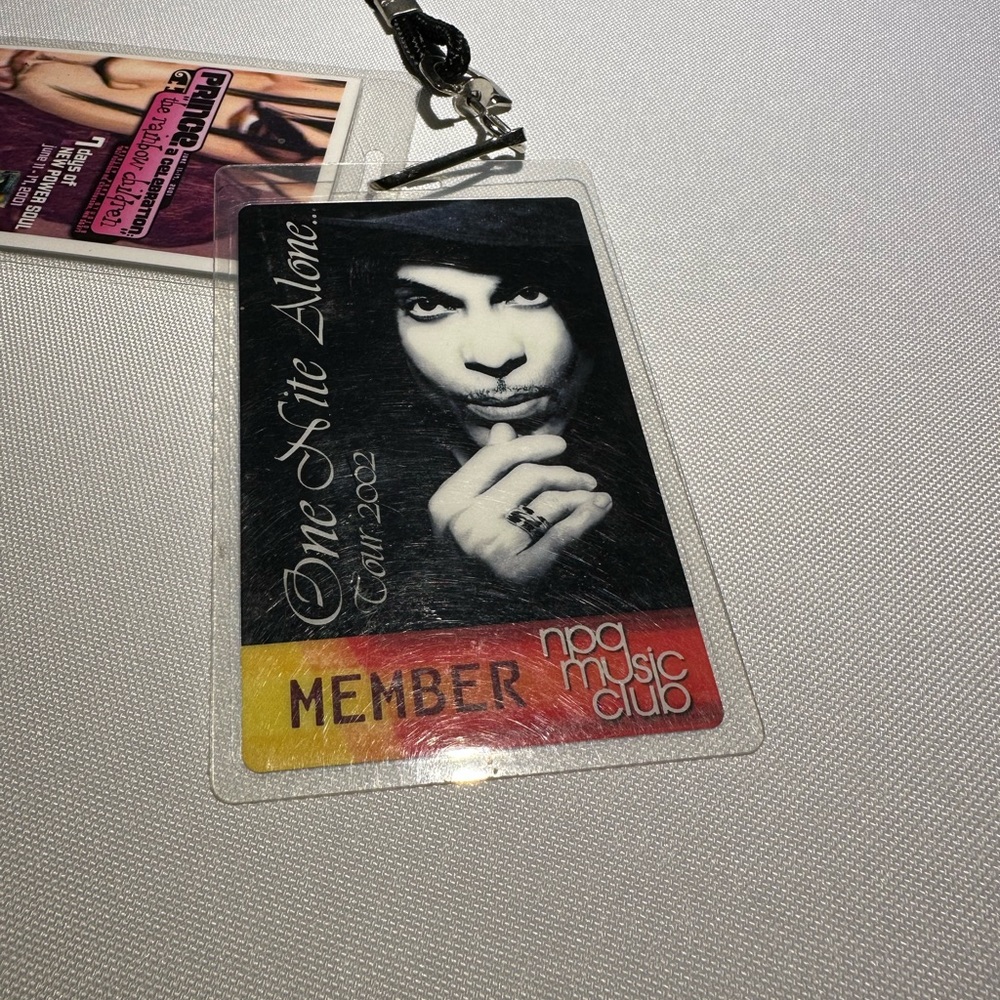 Rare Prince Backstage passes